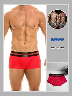 Modus Vivendi - Cycling Boxer Briefs - RED (M)